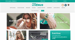 Desktop Screenshot of oticasvenus.com.br